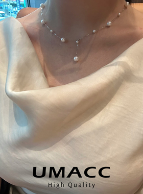 满天星珍珠项链颈链脖子配饰穿搭