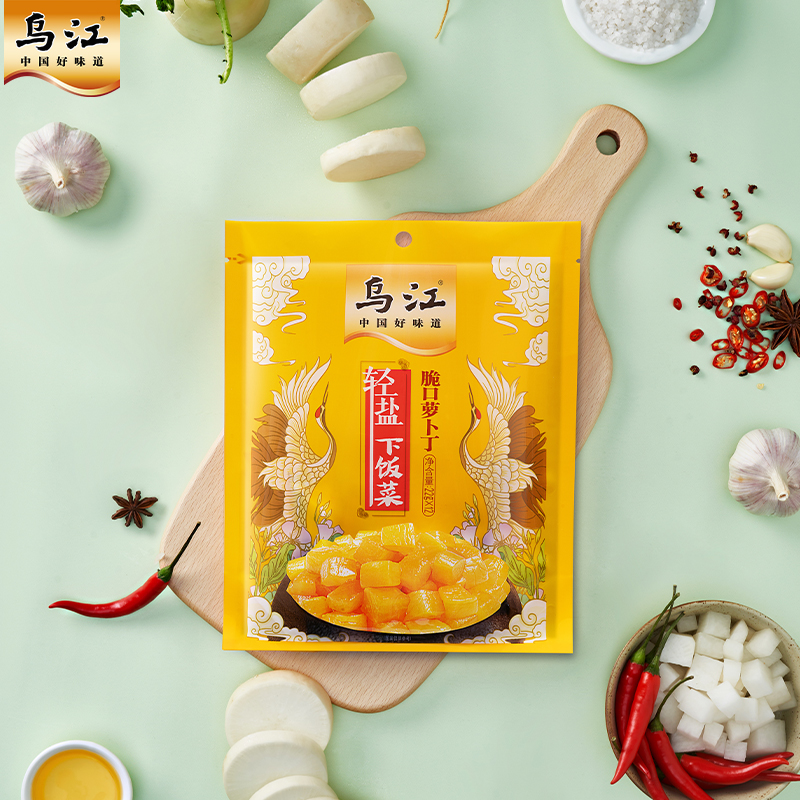 乌江小脆口脆口萝卜22g*12袋下饭菜咸菜小菜萝卜干