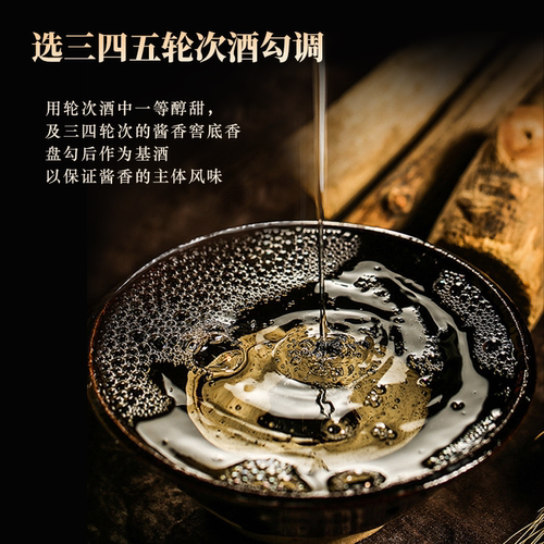贵州国威酒业酱酒纯坤沙53度酱香型白酒梁大师光瓶500ml单瓶装 - 图0
