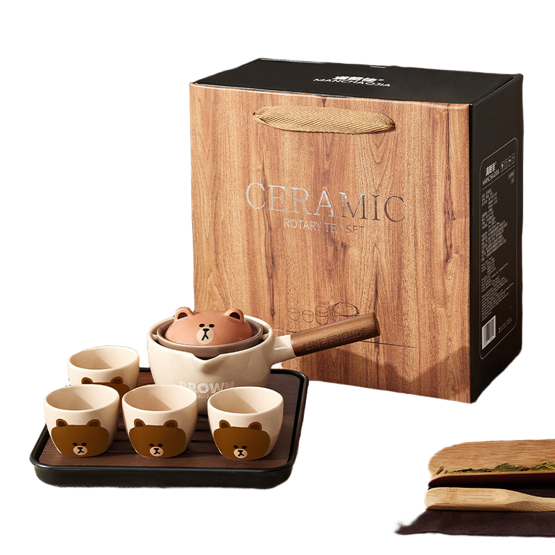 特别好看的茶杯套装茶具2025新款茶壶户外露营旅行喝功夫茶可爱壶 - 图3