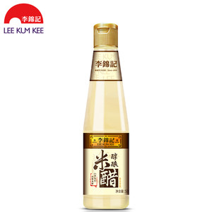李锦记 醇酿米醋 500ML*瓶 腌制 凉拌汁饺子米醋白醋蘸酱火锅调料