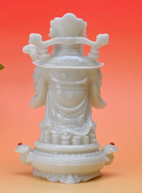 2025夜光新款财神爷招财家用供奉摆件店铺来财办公室开业