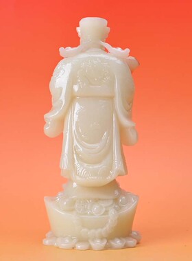 财神爷夜光摆件招财办公室工艺品家用供奉开业家居佛像客厅