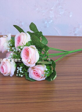 客厅假花仿真花束家居单支花卉