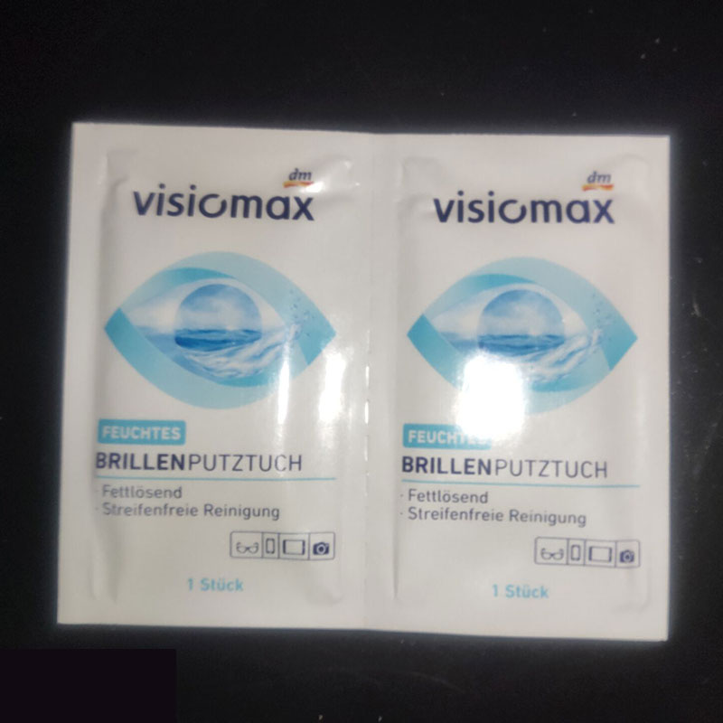 德国进口dm超市flink&sauber一次性眼睛便携眼镜布清洁湿巾镜头纸
