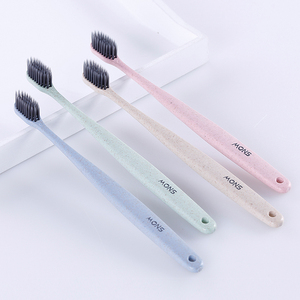 小麦秸秆细毛牙刷家用