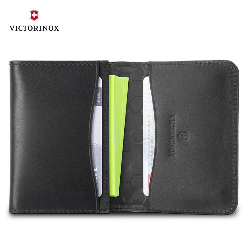 瑞士维氏Victorinox 奥特斯边锋系列 Rfid 保护功能 真皮卡夹 - 图1