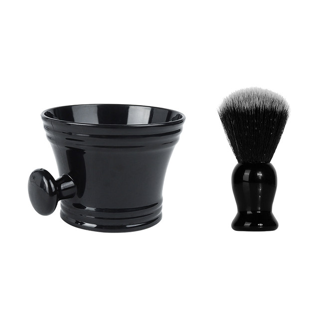 Shaving soap foaming bowl men's shaving tools barbershop foam brush set shaving cream foaming shaving beard brush