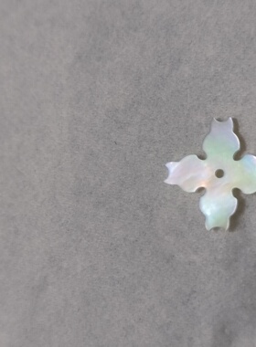 幻彩混色贝壳雪花星星亮粉碎片儿童手工饰品配件四花草