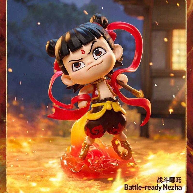 泡泡玛特新品 哪吒之魔童闹海天生羁绊盲盒手办潮玩摆件送人礼物