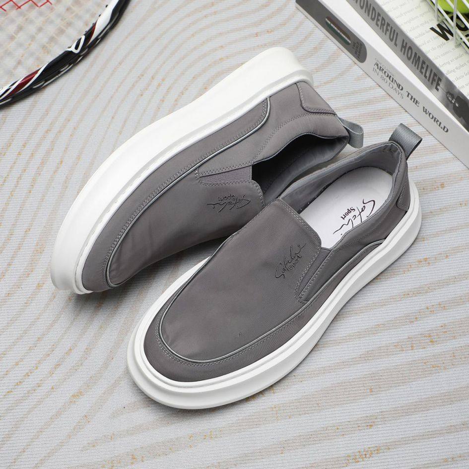 沙chi 运动运动男鞋透气休闲布鞋男士一脚蹬帆布鞋男乐福鞋,淘宝优惠券,粉丝福利购,淘宝优惠卷