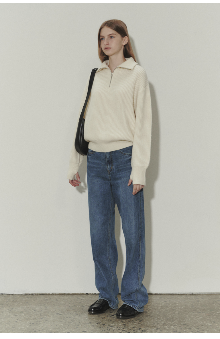 2025秋冬新款100%山羊绒毛衣女高领半拉链宽松大码加厚针织打底衫,淘宝优惠券,粉丝福利购,淘宝优惠卷