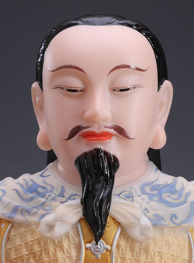 汉白玉玄天上帝神像真武大帝