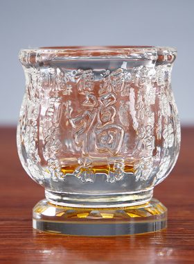 水晶玻璃供水杯供佛杯佛堂