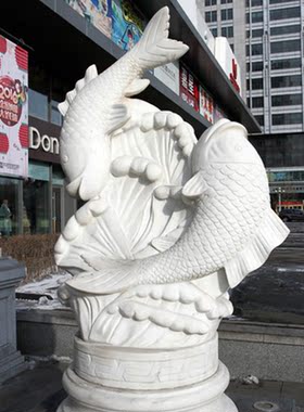 十二星座人物公园美陈汉白玉定制
