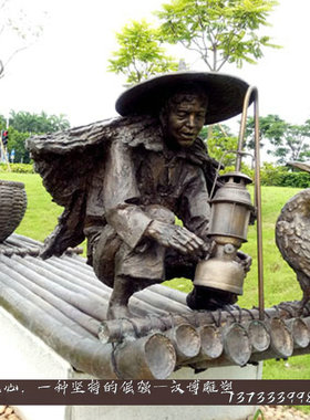 玻璃钢捕鱼专业加工定制各种仿铜