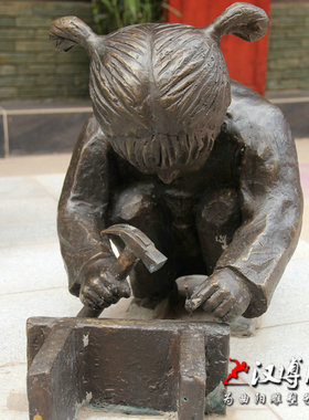 民俗玻璃钢户外景观人物雕塑