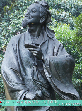 玻璃钢定制古代风城市广场仿铜