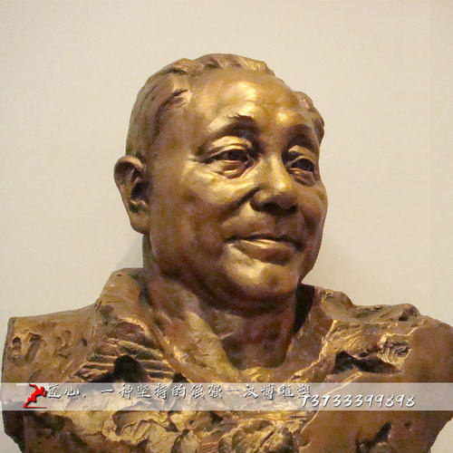 邓小平半身像人物雕塑玻璃钢雕塑铸铜铜雕塑户外大型城市景观雕塑 - 图0