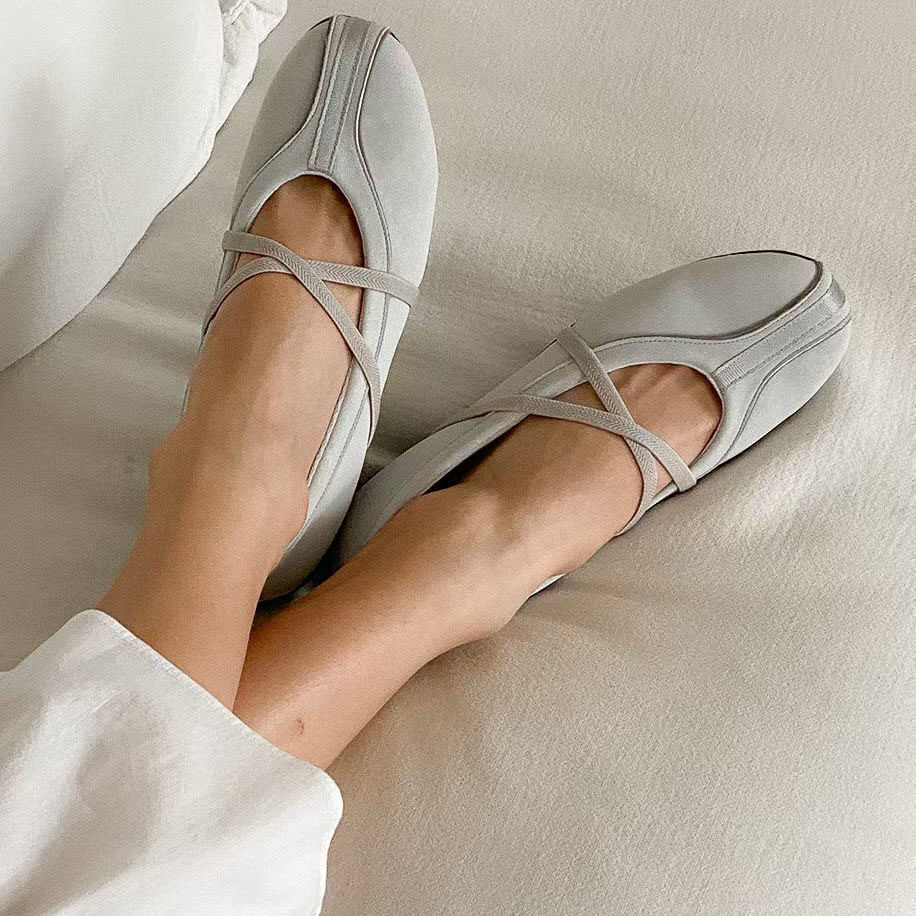 苏木槿复古显瘦交叉带软底平底一脚蹬芭蕾舞鞋单鞋休闲鞋女2026春,淘宝优惠券,粉丝福利购,淘宝优惠卷