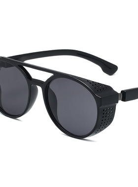 帅帅的雕同款眼镜港风复古椭圆形