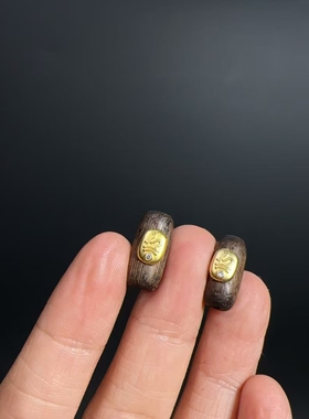 天然文莱沉香桶珠配件