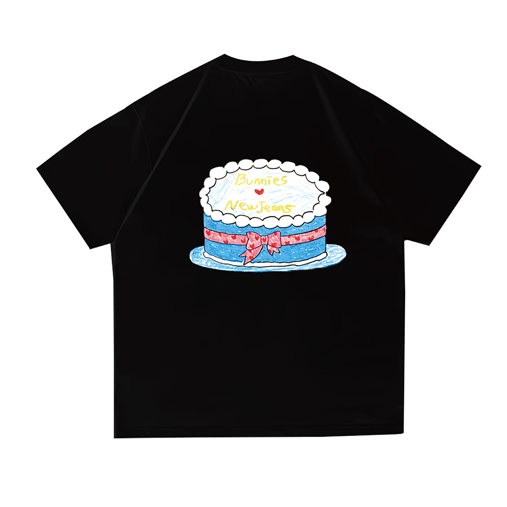 Newjeans BrithdayNJ 23 BIRTHDAY TEE(MINJI)重磅220克基础款T恤 - 图2