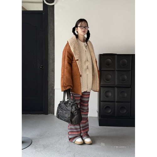 LIVE FOR_EVER东大门㊣实拍女士新款真品休闲人气25秋冬夹克 - 图0