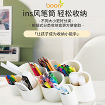 boon children multifunction paintbrush chalk beauty work stationery supplies desktop containing pen holder multilayer finishing frame