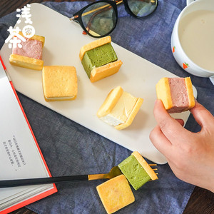 浅茶家乳酪夹心饼干