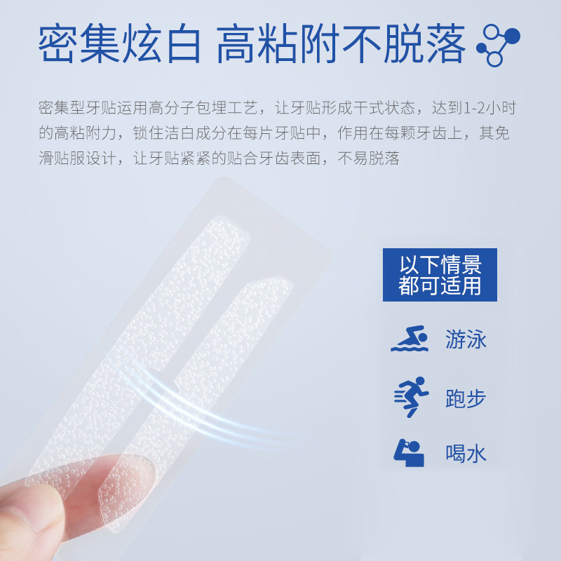 可孚快速去黄牙清洁家用炫白牙贴 科源医疗器械口腔健康