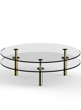 椭圆形茶桌设计师轻奢风大理石