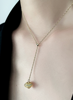 单钻造型设计高级感锁骨链