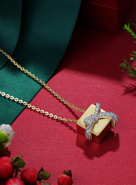 高级感GlamEver时尚个性锁骨链