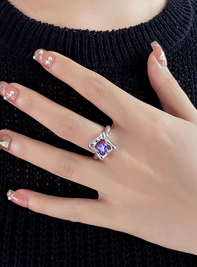 时尚个性枕头戒指开口设计食指戒