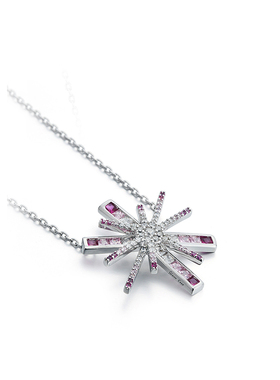 烟花项链时尚个性创意吊坠颈链