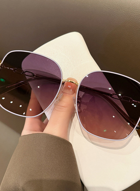 墨镜女防紫外线大脸高级感大框