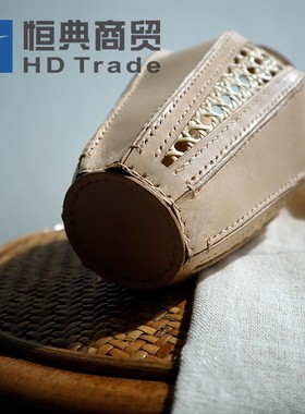 编织花瓶插花手工藤编