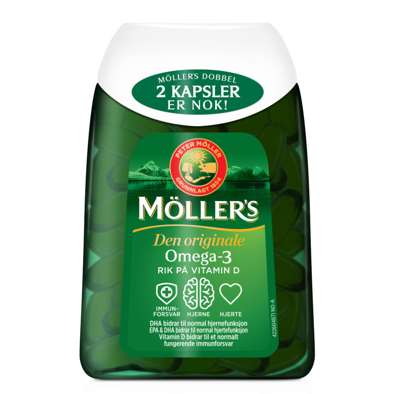 挪威mollers沐乐思补充dha软胶囊 ORKLA海外鱼油/深海鱼油
