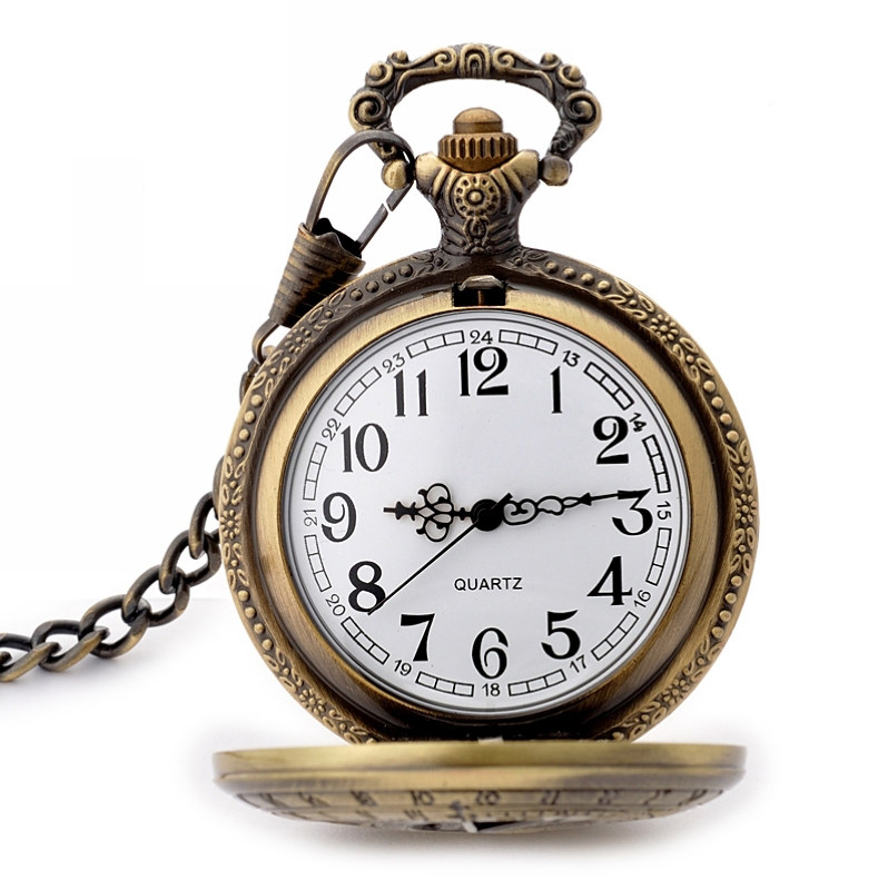 十二生肖怀表翻盖复古男女士侣项链 豆豆龙饰品其它首饰