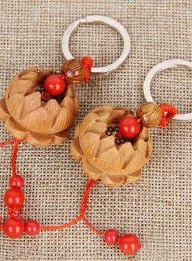 吊坠项链挂饰随身钥匙扣送瑞桃