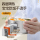 Primary school students' soup bowls, stainless steel special rice bowls for children