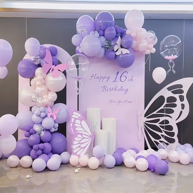 18岁成人礼公主生日kt板粉色场景布置升学宴气球仪式感装饰背景,淘宝优惠券,粉丝福利购,淘宝优惠卷