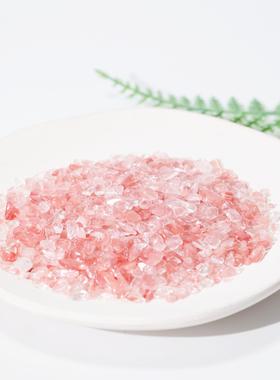 新品原矿5-7mm天然水晶碎石紫水晶玛瑙消磁净化石鱼缸花盆铺路石