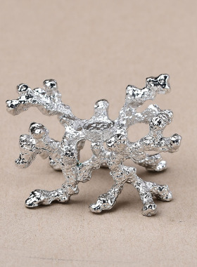 合金珊瑚水晶球底座置物架