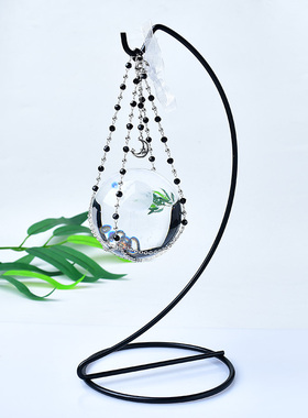 新款水晶球底座桌面摆件客厅玄关装饰品创意精致女生家居改造装饰