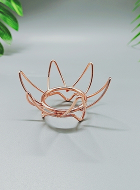 新款花型水晶球合金底座底托置物架球架金属球托桌面支架