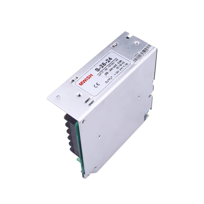 明纬开关电源s-25W-24V1A单组输出5v5a监控显示屏变压器12v2a专用 - 图3