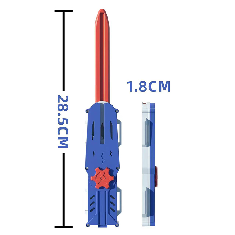 刺客信条袖剑萝卜刀弩箭道具自动可弹射武器伸缩玩具暗器男孩黑 - 图2