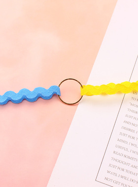 choker不对称撞色休闲风脖子饰品